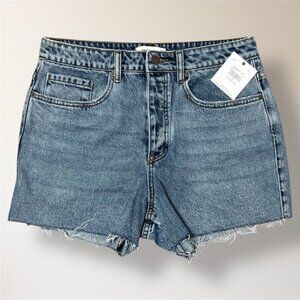 New O’Neill Kellerman 30 Blue Denim Cutoff Shorts Distressed‎ Frayed Summer